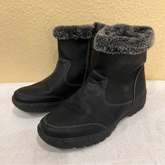 Khombu Addison Black Memory Foam Water Repellent All-Weather Boot Size 6M - Picture 3 of 12